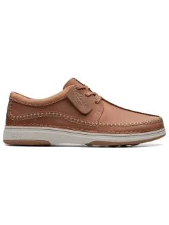 Clarks Halbschuhe^Leder-Mokassins "Nature 5" in Hellbraun