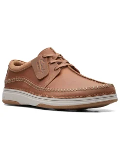 Clarks Halbschuhe^Leder-Mokassins "Nature 5" in Hellbraun