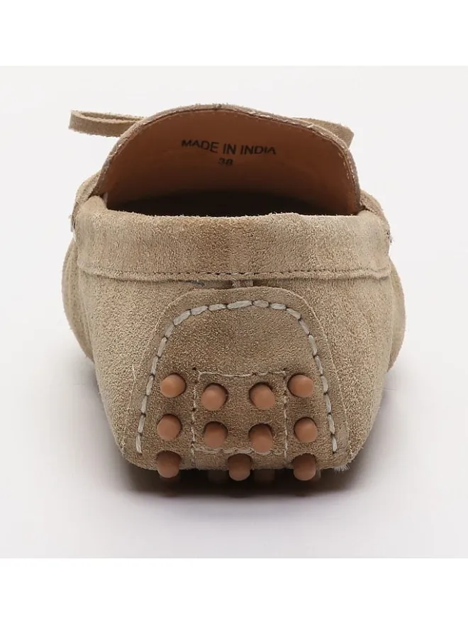 Leder-Mokassins "Newton" in Beige>CHARLES & SMITH Clearance