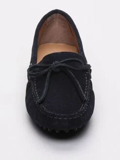 CHARLES & SMITH Halbschuhe^Leder-Mokassins "Newton" in Dunkelblau