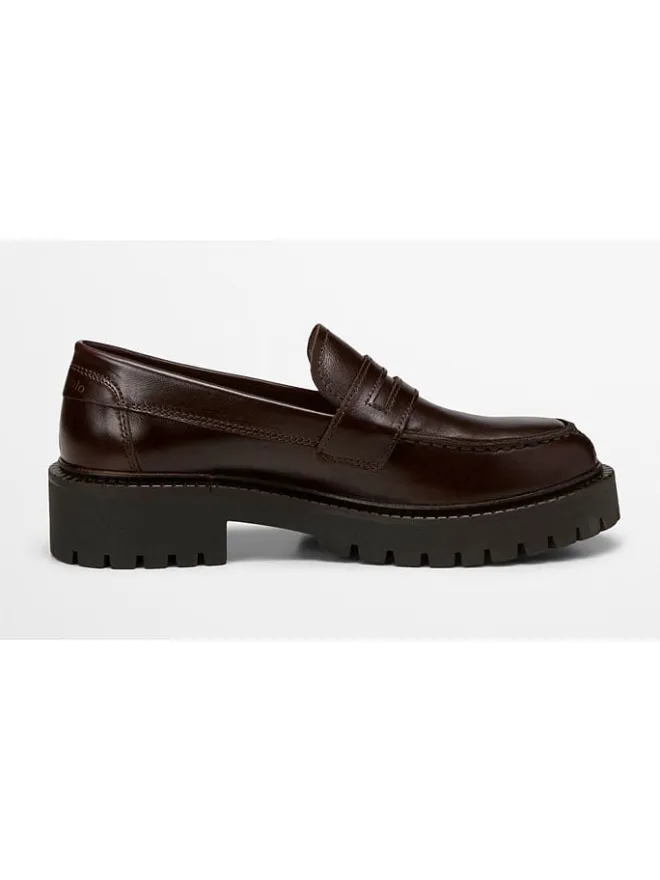 Leder-Mokassins "Phia" in Braun>Marc O'Polo Shoes Best