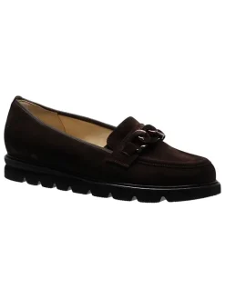 HASSIA Halbschuhe^Leder-Mokassins "Pisa" in Braun