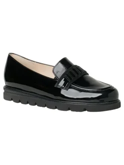 Leder-Mokassins "Pisa" in Schwarz>HASSIA Discount