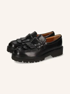 MELVIN & HAMILTON Halbschuhe^Leder-Mokassins "Regine 29" in Schwarz