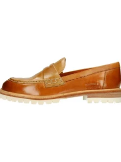 MELVIN & HAMILTON Halbschuhe^Leder-Mokassins "Regine 6" in Hellbraun