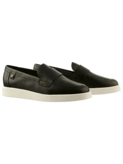 Högl Halbschuhe^Leder-Mokassins "Ryan" in Schwarz