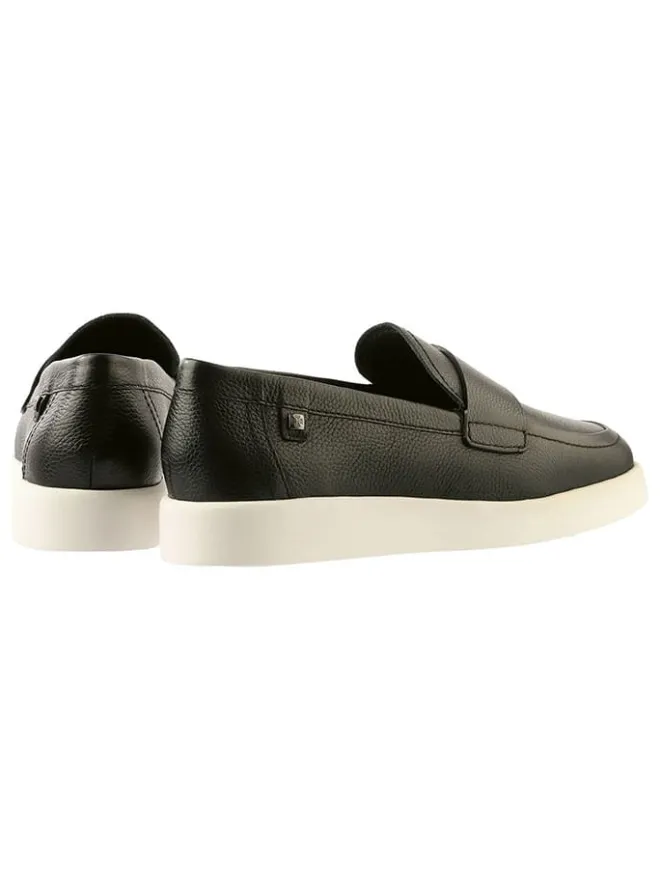 Högl Halbschuhe^Leder-Mokassins "Ryan" in Schwarz