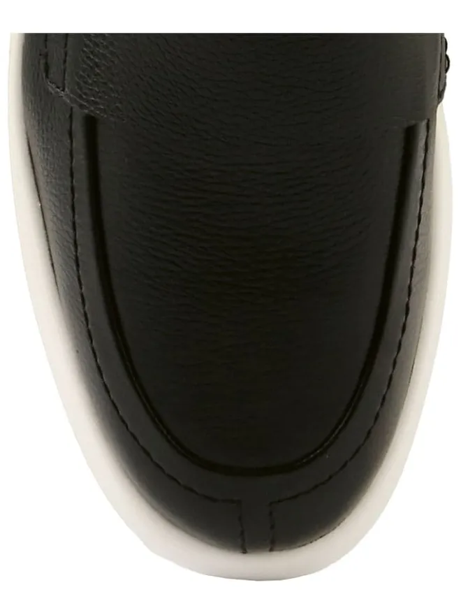 Högl Halbschuhe^Leder-Mokassins "Ryan" in Schwarz