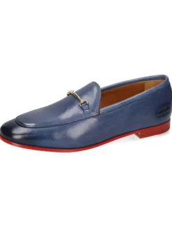 MELVIN & HAMILTON Halbschuhe^Leder-Mokassins "Scarlett 22" in Blau