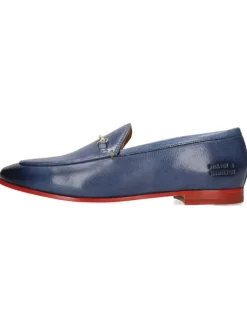 MELVIN & HAMILTON Halbschuhe^Leder-Mokassins "Scarlett 22" in Blau
