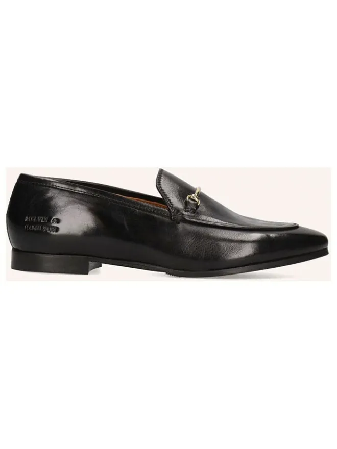 MELVIN & HAMILTON Halbschuhe^Leder-Mokassins "Scarlett" in Schwarz