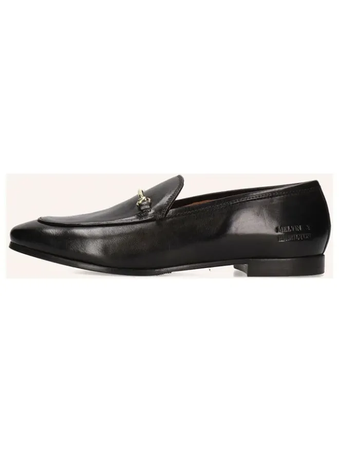 MELVIN & HAMILTON Halbschuhe^Leder-Mokassins "Scarlett" in Schwarz