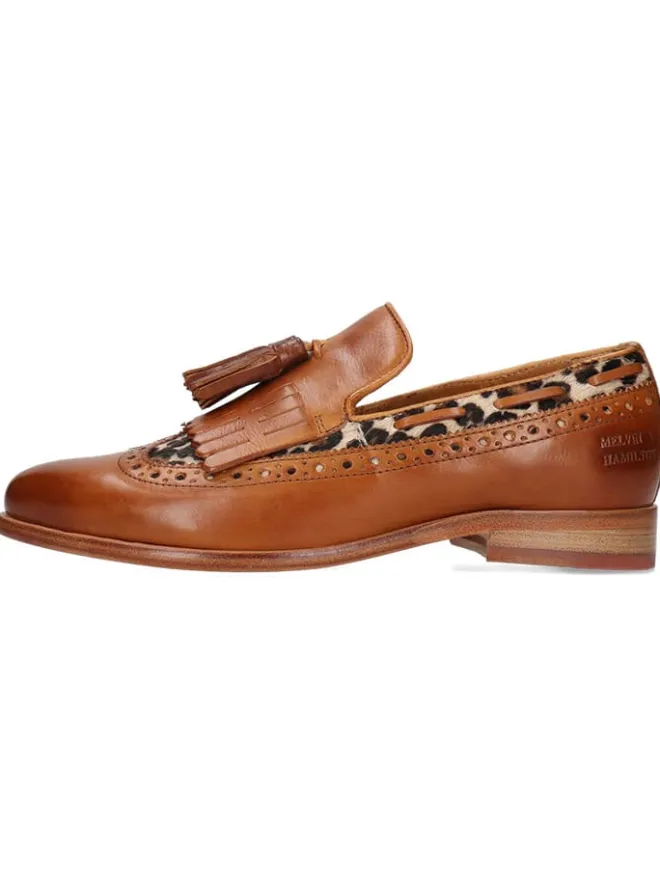 Leder-Mokassins "Selina 3" in Hellbraun>MELVIN & HAMILTON Sale