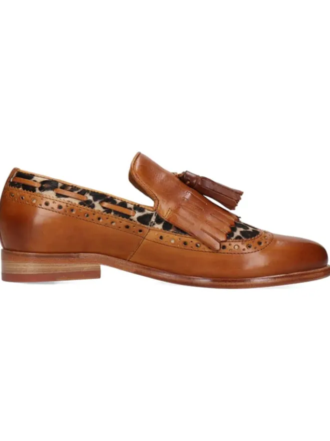 Leder-Mokassins "Selina 3" in Hellbraun>MELVIN & HAMILTON Sale
