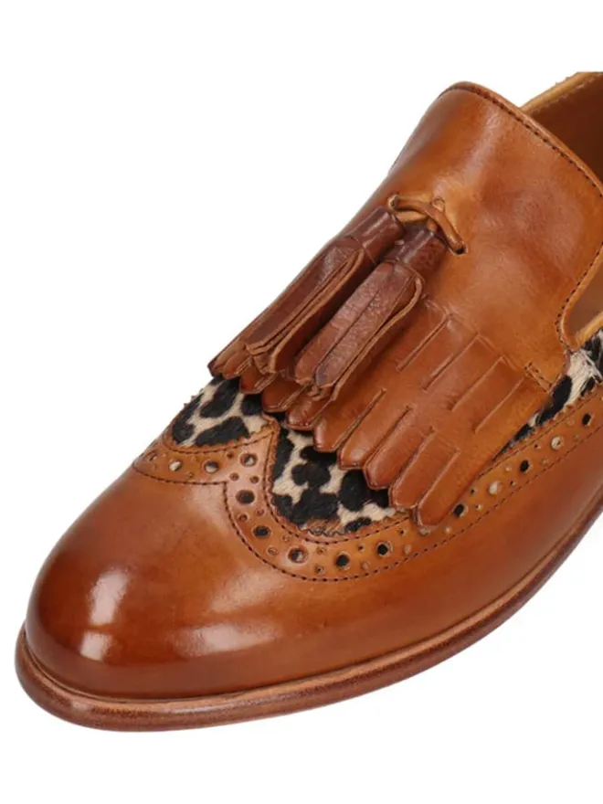 Leder-Mokassins "Selina 3" in Hellbraun>MELVIN & HAMILTON Sale