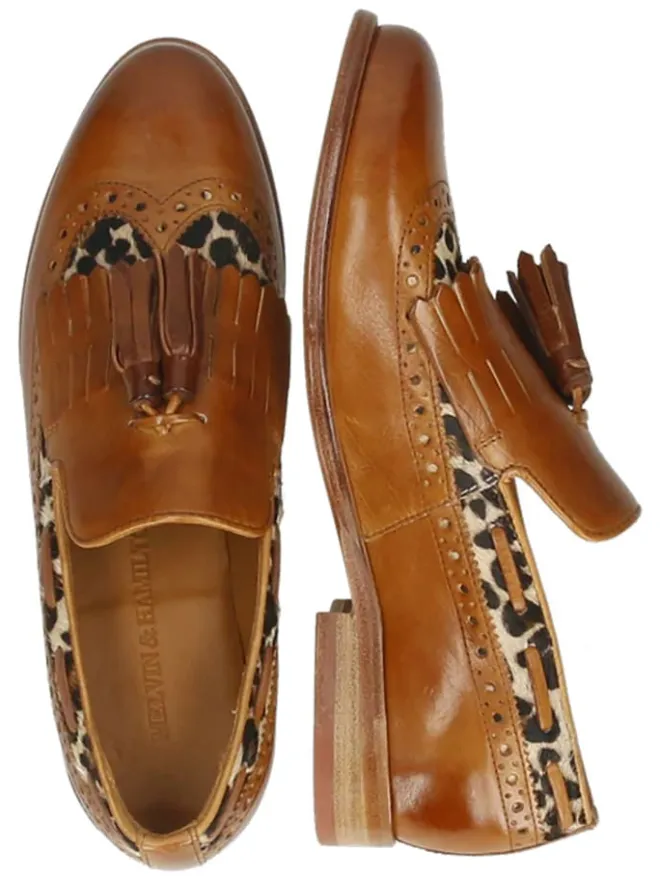 Leder-Mokassins "Selina 3" in Hellbraun>MELVIN & HAMILTON Sale