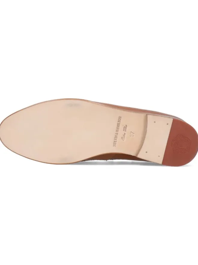 Leder-Mokassins "Selina 3" in Hellbraun>MELVIN & HAMILTON Sale