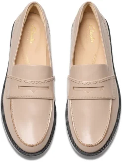 Clarks Halbschuhe^Leder-Mokassins 