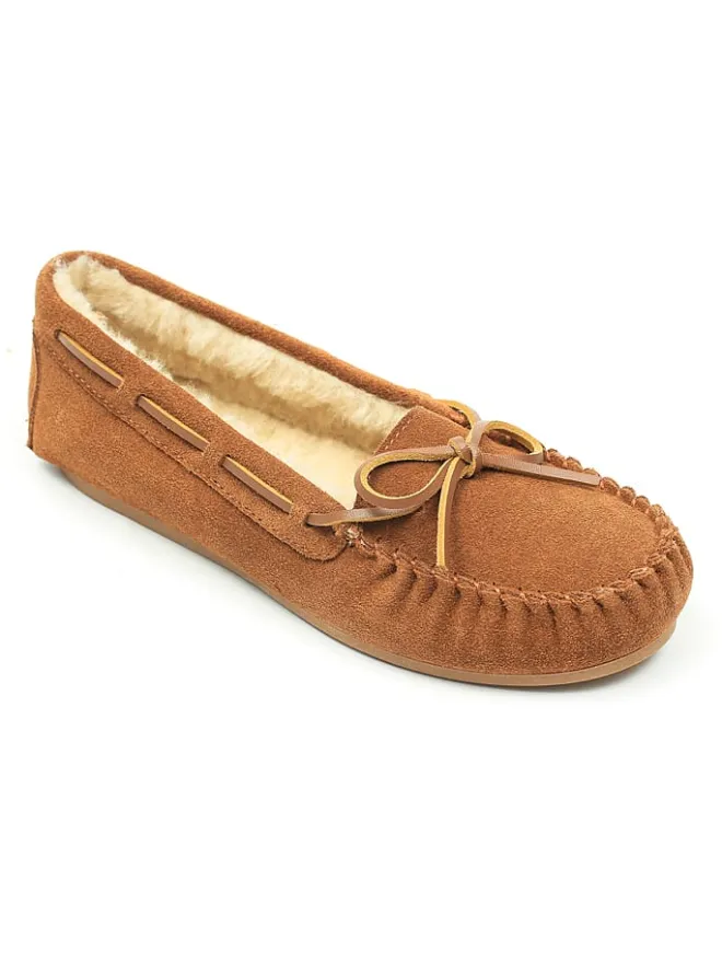 NICEBAY Halbschuhe^Leder-Mokassins "Tauriel" in Camel