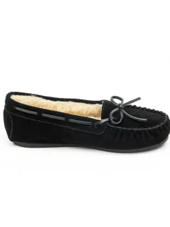 Leder-Mokassins "Tauriel" in Schwarz>NICEBAY Outlet