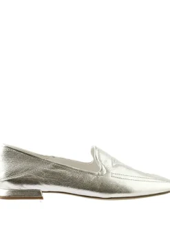 Leder-Mokassins "Therese" in Silber>Högl Sale