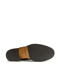 Leder-Monkstraps in Schwarz><noscript><img width=