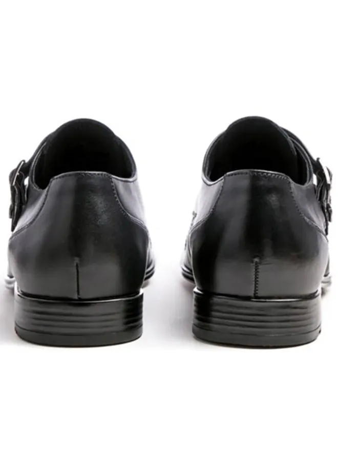 LLOYD Schnürschuhe^Leder-Monkstraps "Mailand" in Schwarz