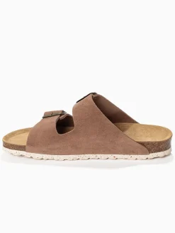 Leder-Pantoletten "Aristote" in Hellbraun>Bluebay Best