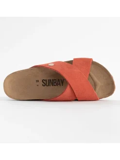 Sunbay Clogs & Pantoletten^Leder-Pantoletten 