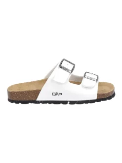 cmp Clogs & Pantoletten^Leder-Pantoletten "Eco Thalitha" in Weiß