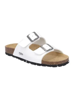 cmp Clogs & Pantoletten^Leder-Pantoletten "Eco Thalitha" in Weiß
