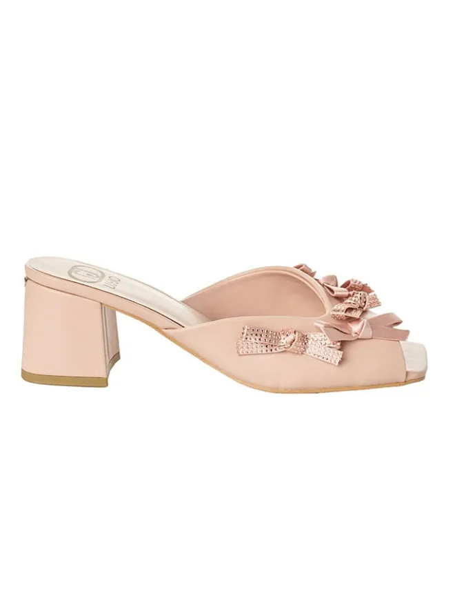 Liu Jo Sandalen^Leder-Pantoletten in Beige
