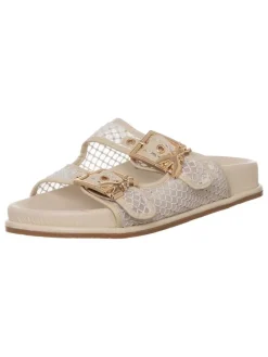 Leder-Pantoletten in Beige>Patrizia Pepe Best