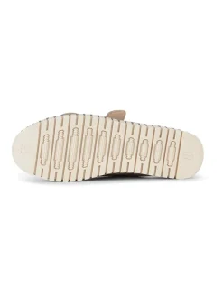 Ilse Jacobsen Clogs & Pantoletten^Leder-Pantoletten in Beige/ Gold