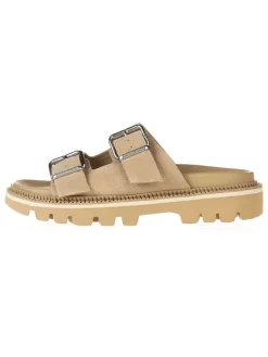 Tommy Hilfiger Clogs & Pantoletten^Leder-Pantoletten in Beige