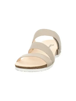 Think! Clogs & Pantoletten^Leder-Pantoletten in Beige