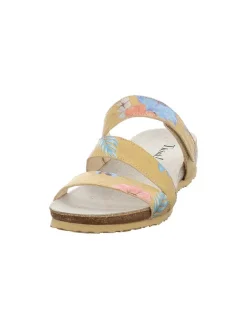Leder-Pantoletten in Beige>Think! Clearance