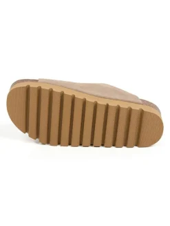 billowy Clogs & Pantoletten^Leder-Pantoletten in Beige