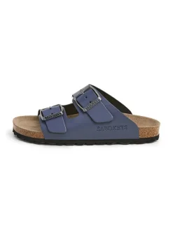 Leder-Pantoletten in Blau>SABOKETS Sale