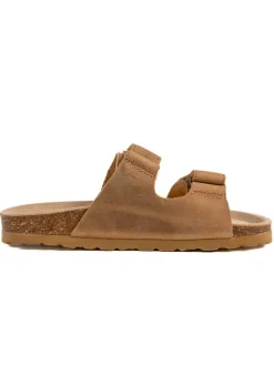 BABUNKERS Family Clogs & Pantoletten·Pantoletten^Leder-Pantoletten in Braun