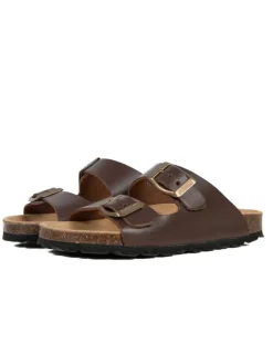Leder-Pantoletten in Braun>BABUNKERS Family Clearance