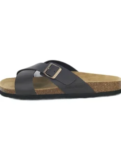 Leder-Pantoletten in Braun>BABUNKERS Family New