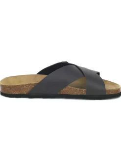 Leder-Pantoletten in Braun>BABUNKERS Family New
