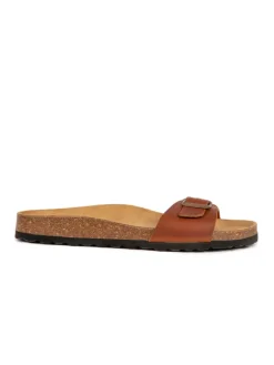 Leder-Pantoletten in Braun>BABUNKERS Family Online