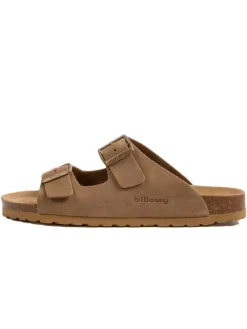 billowy Hausschuhe|Sandalen & Pantoletten^Leder-Pantoletten in Braun