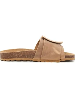 Leder-Pantoletten in Braun>billowy Clearance