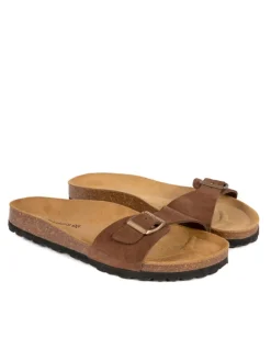 Leder-Pantoletten in Braun>BABUNKERS Family Hot