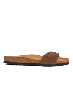 Leder-Pantoletten in Braun>BABUNKERS Family Hot