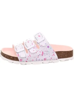 Leder-Pantoletten in Bunt>superfit