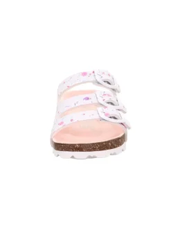 Leder-Pantoletten in Bunt><noscript><img width=